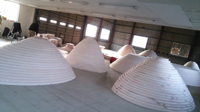 ダニエル・オスト展 築山製作