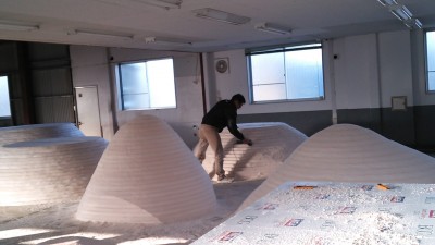 ダニエル・オスト展　築山製作