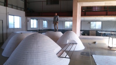 ダニエル・オスト展　築山製作