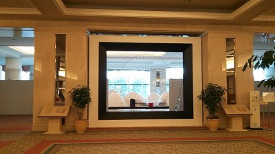 ダニエル・オスト展　ゲートオブジェ製作
