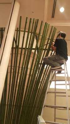 ダニエル・オスト展 築山製作