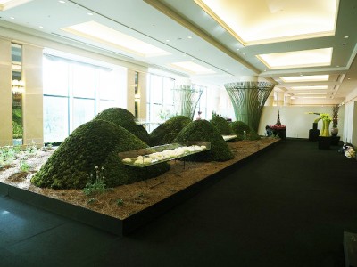 ダニエル・オスト展　築山製作