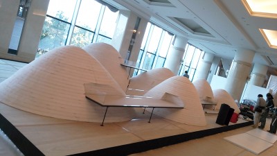 ダニエル・オスト展　築山製作