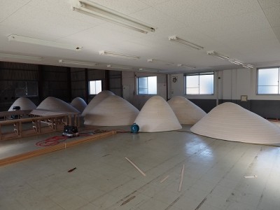 ダニエル・オスト展　築山製作
