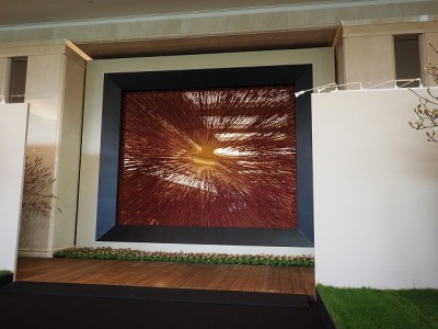 ダニエル・オスト展　ゲートオブジェ製作