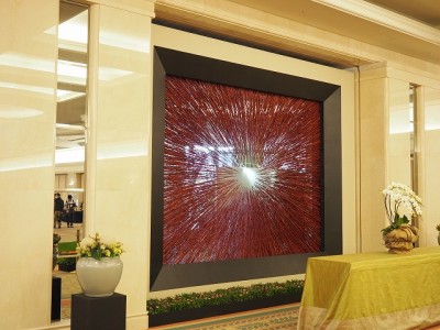 ダニエル・オスト展　ゲートオブジェ製作