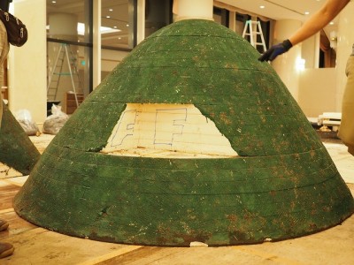 ダニエル・オスト展　築山製作