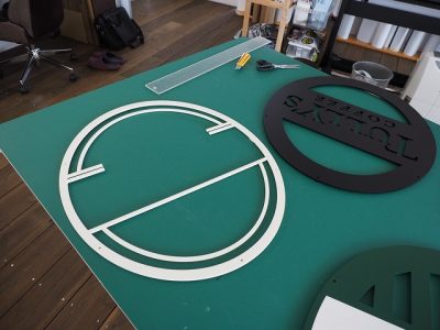 アクリルサイン カルプ文字サイン