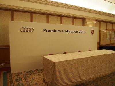 イベントサイン　車輌展示台