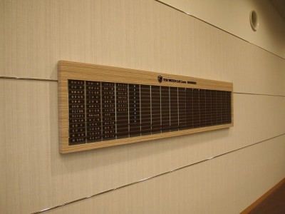 ゴルフ場　会員ネームボード