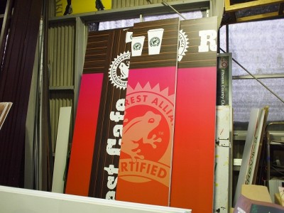 イベントサイン製作中