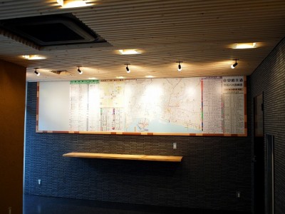 バス路線図完成