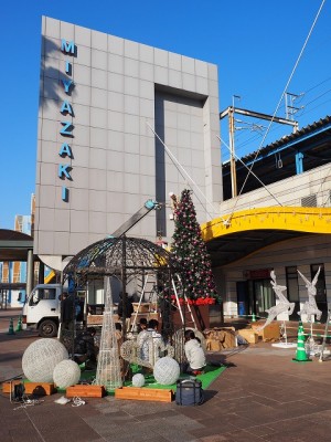 宮崎駅前クリスマスイルミネーション
