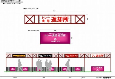 イベントサイン製作中